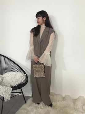 「Callarus（カラルス）のアイテム」を使った、たかゆか154cmさん（レディース・154cm）の冬コーディネート