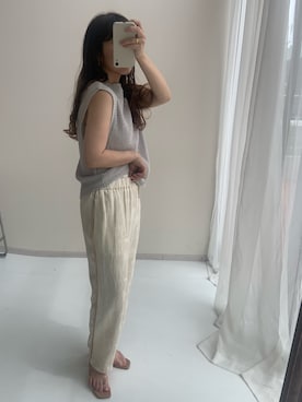 「sail（サイル）のアイテム」を使った、たかゆか154cmさん（レディース・154cm）の夏コーディネート