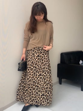 「nissen（ニッセン）のアイテム」を使った、たかゆかさん（レディース・154cm）の秋コーディネート