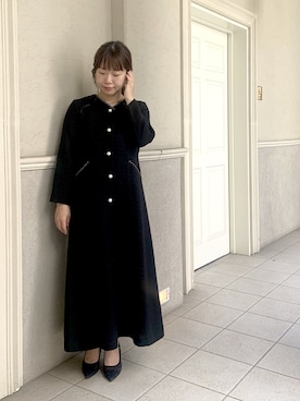 「アイテム（スーツセット）」を使った、たかゆかさん（レディース・154cm）の秋コーディネート