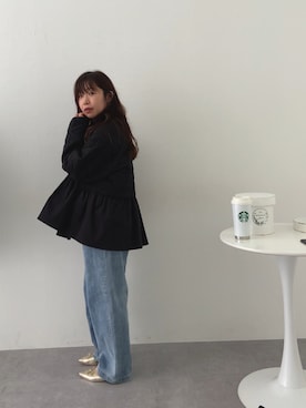 たかゆか154cmさん（レディース・154cm）の秋コーディネート