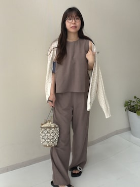 たかゆか154cmさん（レディース・154cm）の春コーディネート