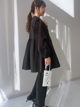 「アイテム（スーツセット）」を使った、たかゆか154cmさん（レディース・154cm）の冬コーディネート