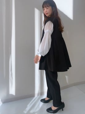 「アイテム（スーツセット）」を使った、たかゆか154cmさん（レディース・154cm）の冬コーディネート