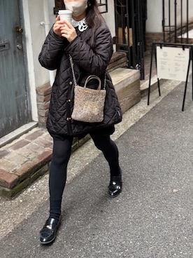 「Callarus（カラルス）のアイテム」を使った、たかゆか154cmさん（キッズ・110cm）の冬コーディネート