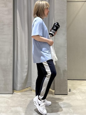 「トレーニング」｜「アイテム（パンツ）」を使った、ABECHIさん（レディース・152cm）の春コーディネート
