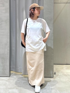 「アイテム（帽子）」を使った、ABECHIさん（レディース・152cm・30代）の夏コーディネート