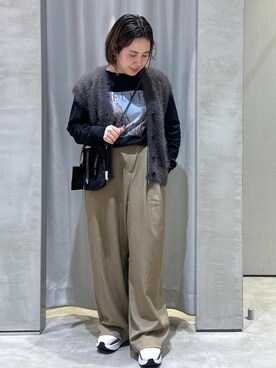 「ELLE（エル）のアイテム」を使った、ABECHIさん（レディース・152cm）の秋コーディネート