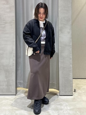 「ELLE（エル）のアイテム」を使った、ABECHIさん（レディース・152cm）の秋コーディネート