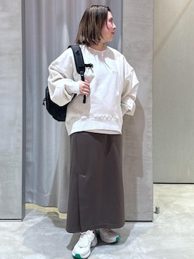 「NERGY（ナージー）のアイテム」を使った、ABECHIさん（レディース・152cm）の冬コーディネート