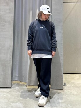 「トレーニング」｜「アイテム（帽子）」を使った、ABECHIさん（レディース・152cm）の春コーディネート