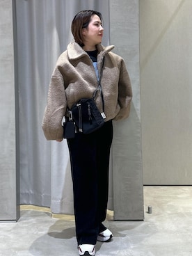 「ELLE（エル）のアイテム」を使った、ABECHIさん（レディース・152cm）の秋コーディネート