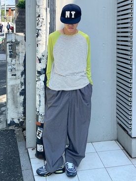 「TAKEASY（テイクイージー）のアイテム」を使った、reijiro さん（メンズ・165cm）の秋コーディネート