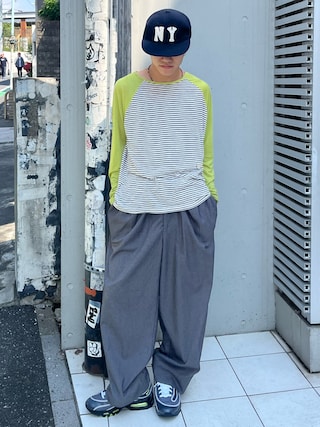 「NIKE(ナイキ)のナイキ エア マックス Joga Bonito メンズシューズ / Nike Air Max Joga Bonito Men's Shoes IO1753-003 Black(スニーカー)」を使った、reijiro さん(メンズ・165cm)の秋コーディネート