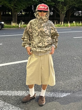 「Elanque（エランク）のアイテム」を使った、reijiro さん（メンズ・165cm）の秋コーディネート