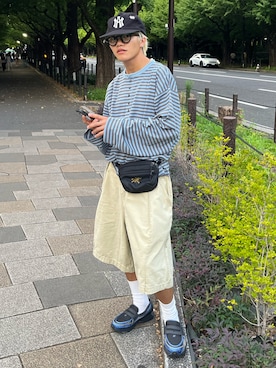 「Elanque（エランク）のアイテム」を使った、reijiro さん（メンズ・165cm）の秋コーディネート