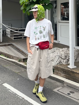 「KiU（キウ）のアイテム」を使った、reijiro さん（メンズ・165cm）の夏コーディネート