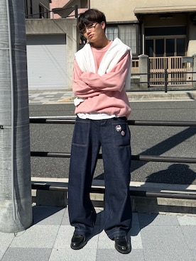 「アイテム（メガネ）」を使った、reijiro さん（メンズ・165cm）の秋コーディネート