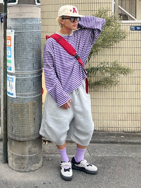 「elldu（エルドゥ）のアイテム」を使った、reijiro さん（メンズ・165cm）の秋コーディネート