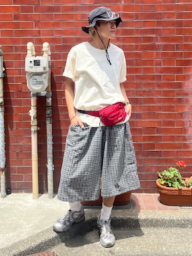 「KiU（キウ）のアイテム」を使った、reijiro さん（メンズ・165cm）の夏コーディネート