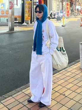 「FFEIN（フェイン）のアイテム（パンツ）」を使った、reijiro さん（メンズ・165cm）の冬コーディネート