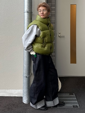 「TEMBEA（テンベア）のアイテム」を使った、reijiro さん（メンズ・165cm）の冬コーディネート