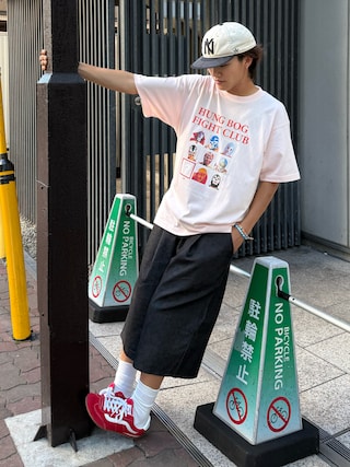 「VANS（バンズ）のスーパーロープロ（スニーカー）」を使った、reijiro さん（メンズ・165cm）の秋コーディネート