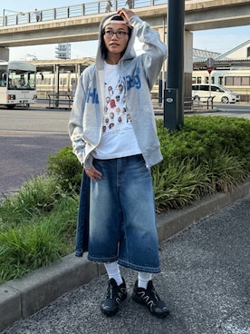 「アイテム（帽子）」を使った、reijiro さん（メンズ・165cm）の夏コーディネート
