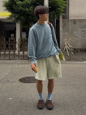 「アイテム（スニーカー）」を使った、reijiro さん（メンズ・165cm・20代）の秋コーディネート