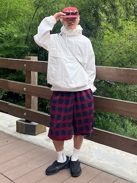 「elldu（エルドゥ）のアイテム」を使った、reijiro さん（メンズ・165cm）の秋コーディネート