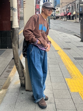 「VANS（バンズ）のアイテム（シューズ）」を使った、reijiro さん（メンズ・165cm）の春コーディネート