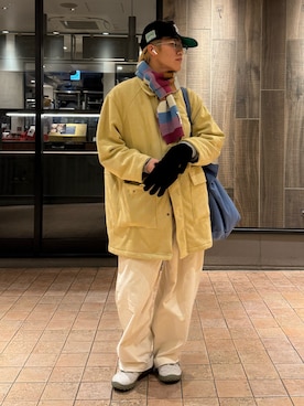 「MERRELL（メレル）のアイテム」を使った、reijiro さん（メンズ・165cm）の冬コーディネート