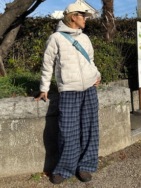 「アイテム（キャップ）」を使った、reijiro さん（メンズ・165cm・20代）の冬コーディネート