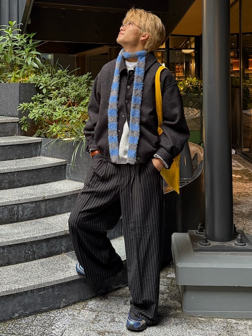 Regen Glanz（レーゲングランツ）の「simple melton button jacket