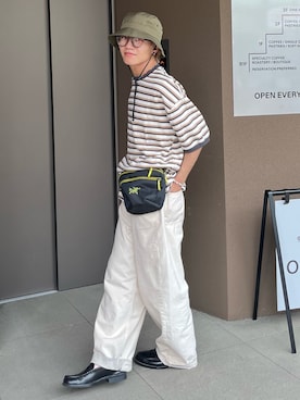 「ARC'TERYX（アークテリクス）のアイテム」を使った、reijiro さん（メンズ・165cm）の夏コーディネート