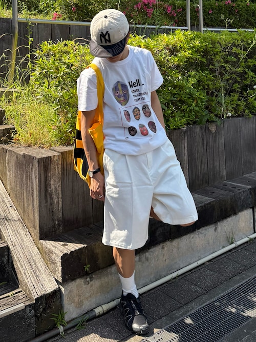 【AMERICAN NEEDLE】ベースボールロゴストレートキャップ