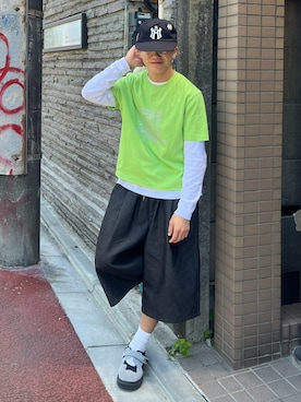 「2CUBE（トゥキューブ）のMetro Round(Clear-eyewear)（Glasses、その他）」を使った、reijiro さん（メンズ・165cm）の春コーディネート