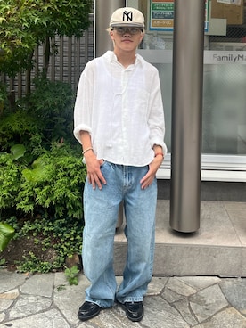 「AMERICAN NEEDLE（アメリカンニードル）のアイテム」を使った、reijiro さん（メンズ・165cm）の秋コーディネート