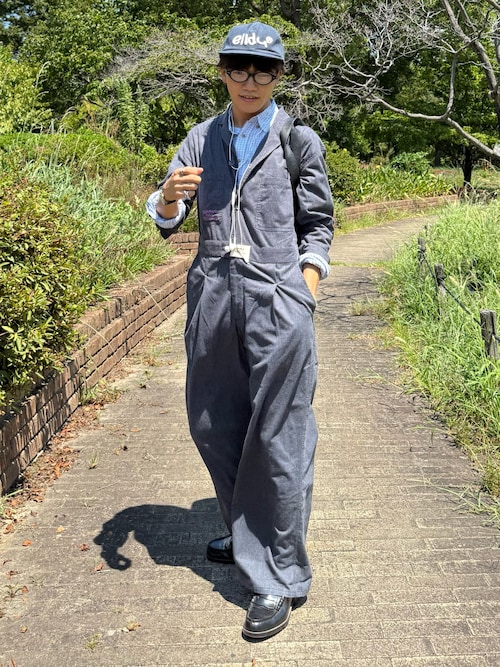 common gull products／ジャンプスーツ M セール】木漏れ日のジャンプスーツ（つなぎ/オールインワン）｜common