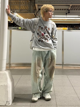 「MERRELL（メレル）のアイテム」を使った、reijiro さん（メンズ・165cm）の冬コーディネート