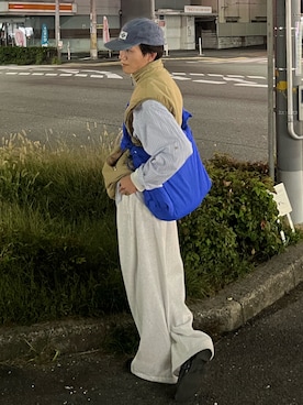 「ocosic（オコジック）のアイテム」を使った、reijiro さん（メンズ・165cm）の秋コーディネート