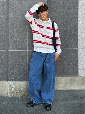 「L.L.Bean（エルエルビーン）のアイテム（トートバッグ）」を使った、reijiro さん（メンズ・165cm）の秋コーディネート