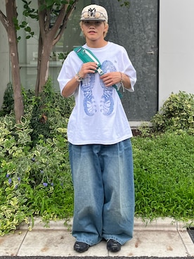 「Elanque（エランク）のアイテム」を使った、reijiro さん（メンズ・165cm）の夏コーディネート