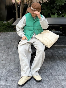 「アイテム（トートバッグ）」を使った、reijiro さん（メンズ・165cm）の秋コーディネート