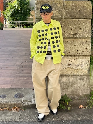 「LASSU&FRISS（ラスアンドフリス）のLASSU&FRISS コインローファー（ローファー）」を使った、reijiro さん（メンズ・165cm）の秋コーディネート