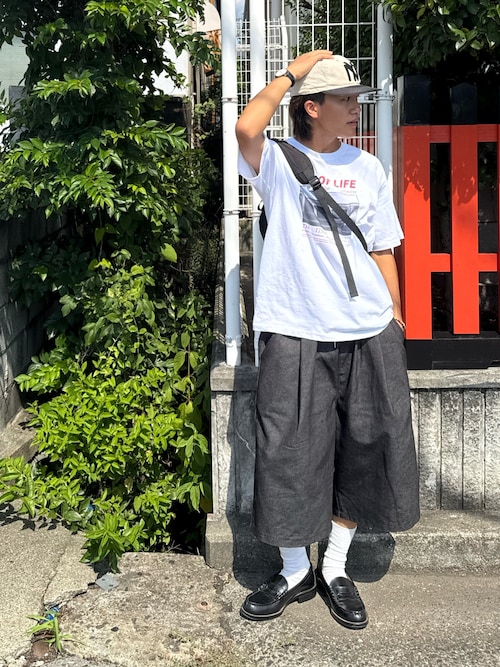 「HARUTA（ハルタ）のHARUTA ハルタ メンズ ローファー 6550（ローファー）」を使った、reijiro さん（メンズ・165cm）の夏コーディネート