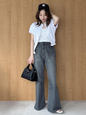 「POLO BCS（ポロ ビーシーエス）のアイテム」を使った、yukaさん（レディース・152cm）の春コーディネート