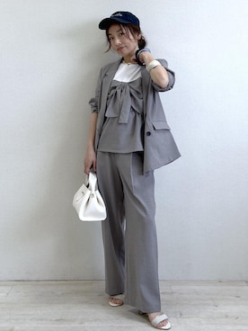 「VIS（ビス）のアイテム」を使った、yukaさん（レディース・152cm）の春コーディネート