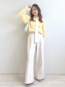 「VIS（ビス）のアイテム（ニット/セーター）」を使った、yukaさん（レディース・152cm）の秋コーディネート