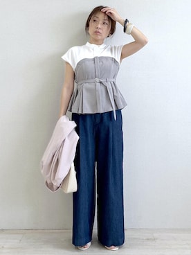 yukaさん(レディース・152cm)の夏コーディネート